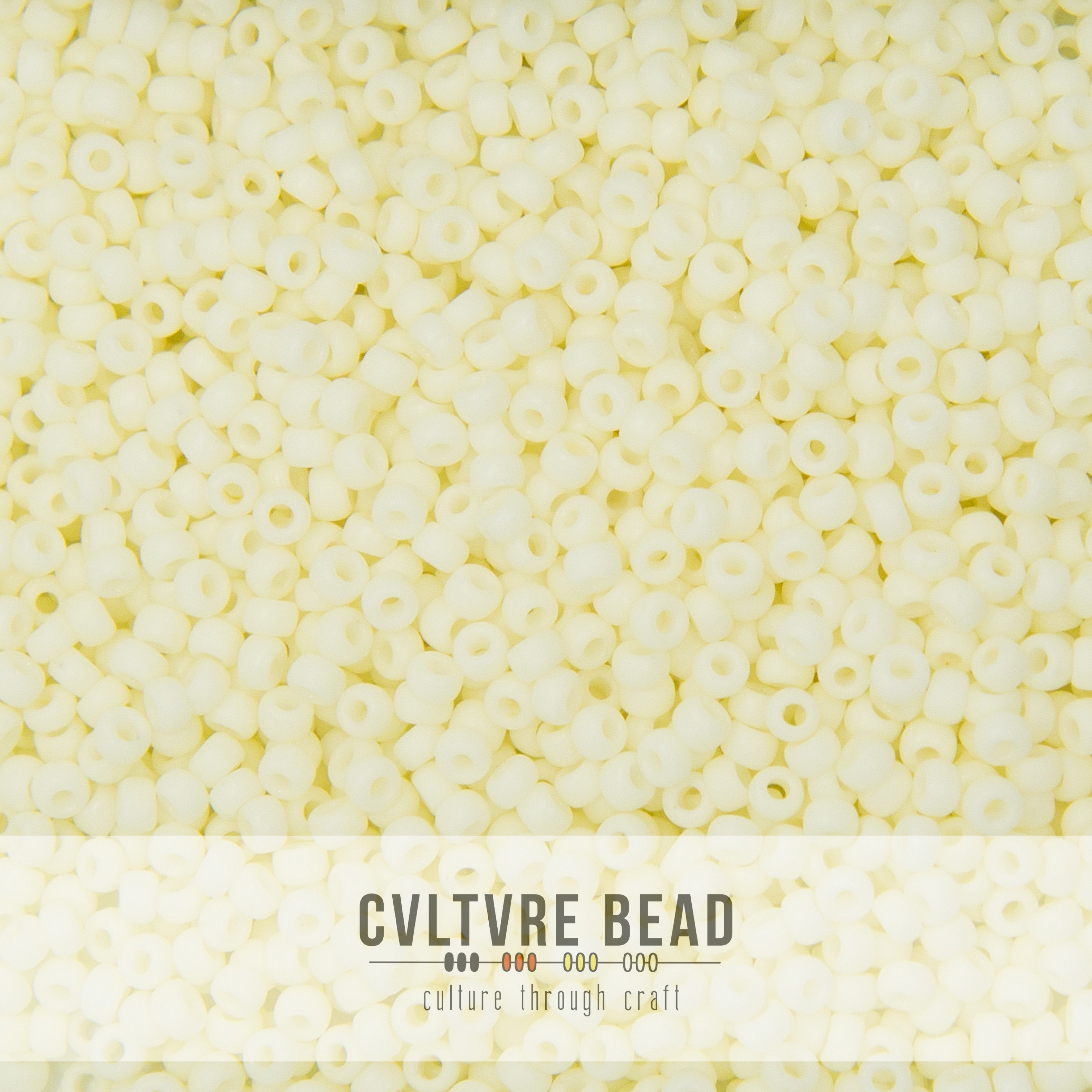 11/0 Matte Op. Cream - 23g - Miyuki Seed Bead